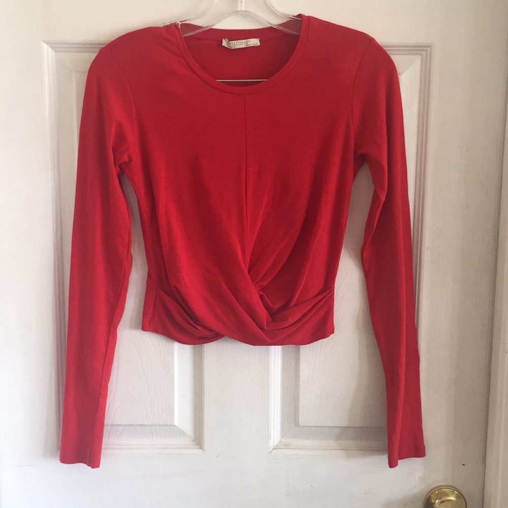 Zara Knotted Crop Top